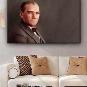 DEKORATİF ATATÜRK KANVAS TABLO
