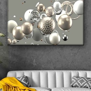 GÜMÜŞ TOPLAR KANVAS TABLO