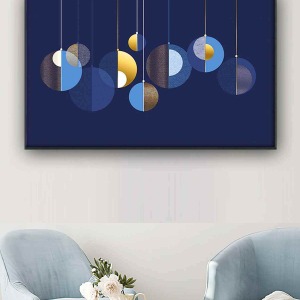 DEKORATİF KOYU ZEMİNLİ KANVAS TABLO