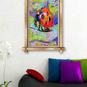 SÜRREAL ÇALIŞMA RUSTİK  TABLO