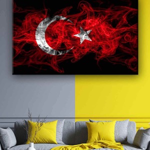 AY YILDIZ KANVAS TABLO